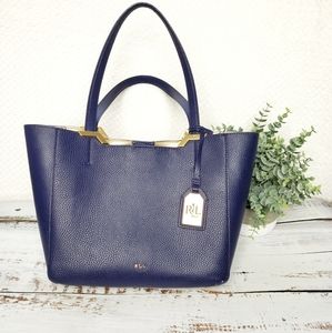 Ralph Lauren Navy Tote Bag